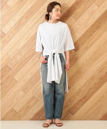 前結びロングTee