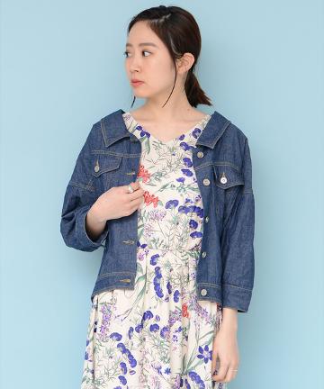 変形デニムシャツ