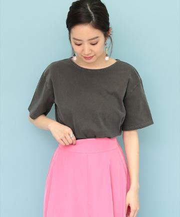ピグメントバックツイストT