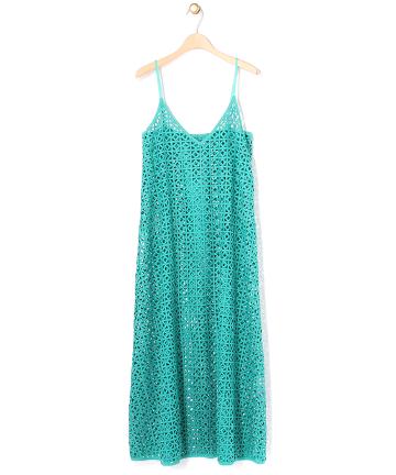 【Omekashi】LACEキャミマキシワンピ