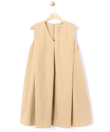 深タックテントシルエットワンピース
