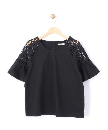 スターレース切替ブラウス