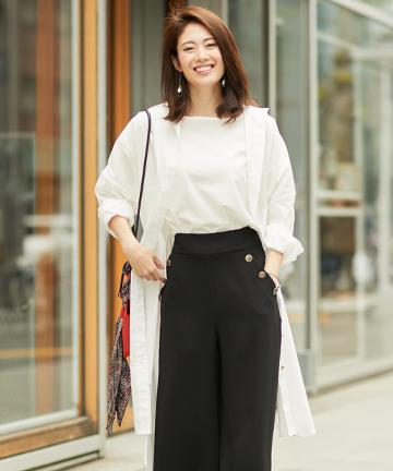 ビッグシャツワンピース