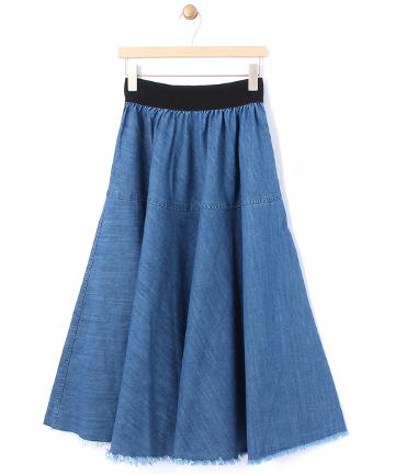 デニムサーキュラースカート