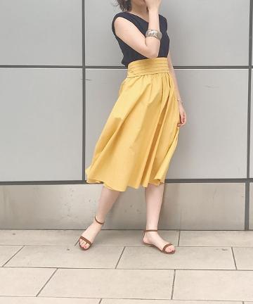 カマーバンドギャザースカート