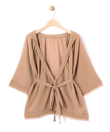 【Omekashi】シフォンカーディガン