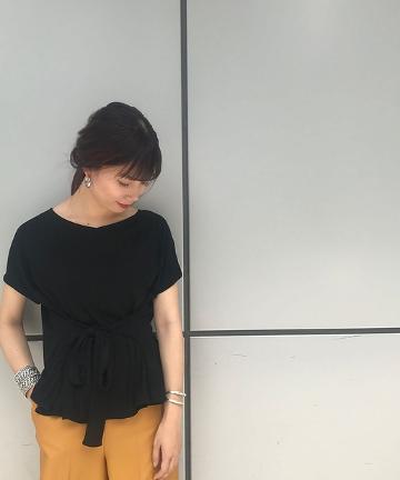 タックリボンカットソー