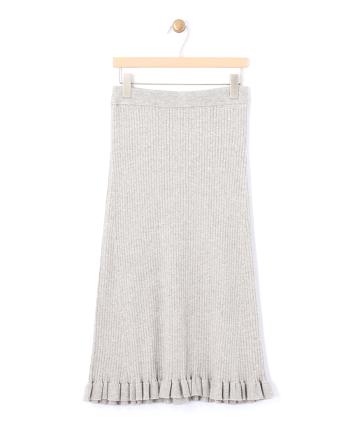 RIBニットスカート