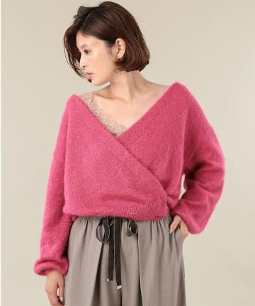 カシュクールカーディガン