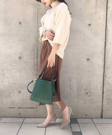 カラーバケットレザーBAG