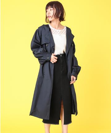 ボリュームスリーブトレンチコート