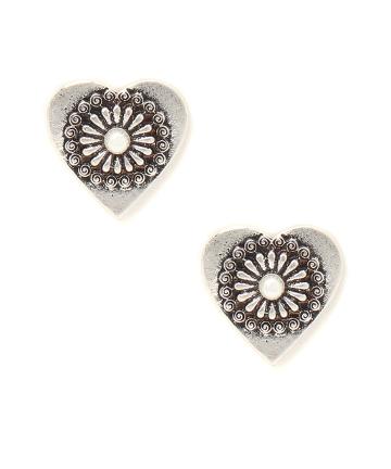 アンティークハートピアス