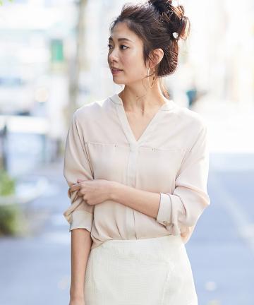 ジョーゼットブラウス