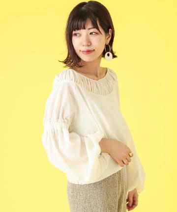 Vギャザープルオーバー