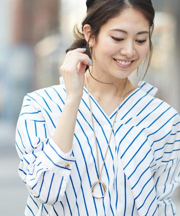 スエードドレープネックレス