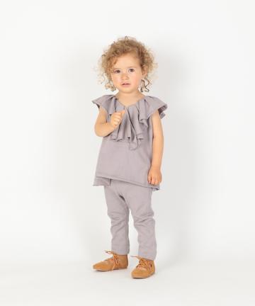 【Omekashi Baby 】ラッフルTシャツ