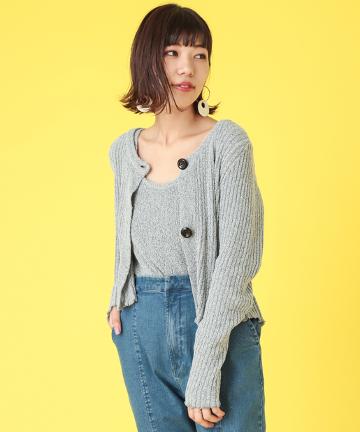 キャミセットリブカーデ
