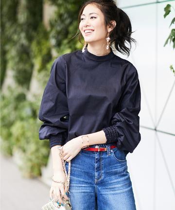 パフスリーブブラウス