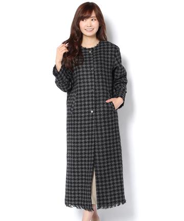 フリンジチェックロングCT
