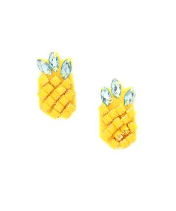 【Omekashi】ビジューフルーツピアス