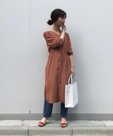 R/NロングワンピC/D