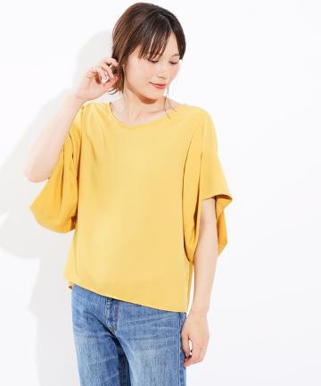 【Omekashi】変形袖ブラウス