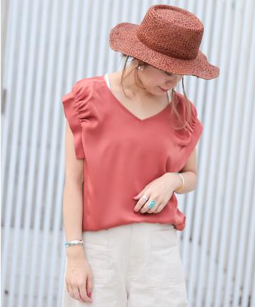 【Omekashi】フレンチパフブラウス