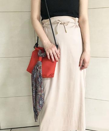 太紐ロングスカート