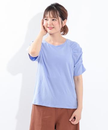 ギャザーパフスリーブT