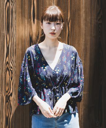 SETUP花柄トップス