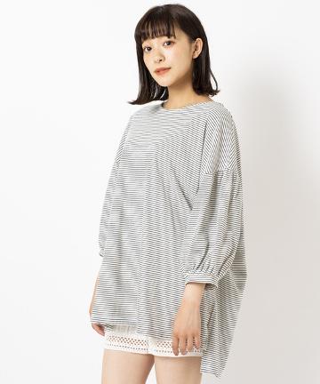 ボーダールーズ七分袖Tee