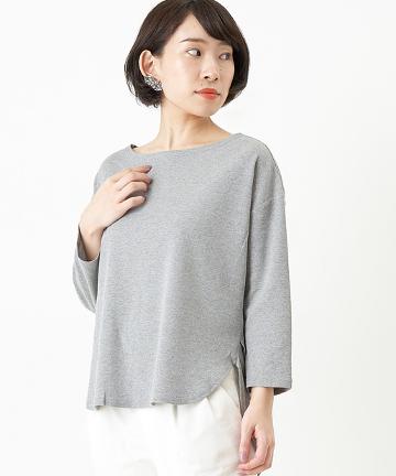 シンプル7分カットソー