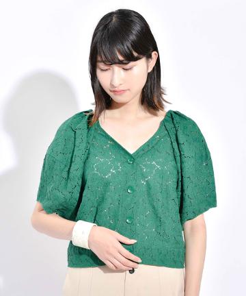 袖パワショルレースBL