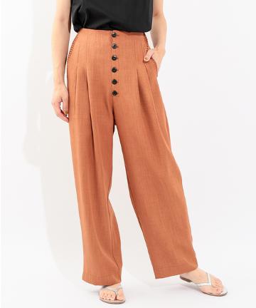 【Omekashi】ポケットプリーツパンツ