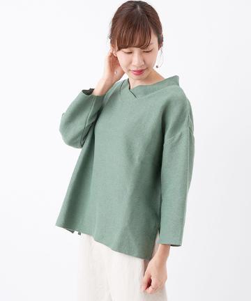 リネンインレイニット