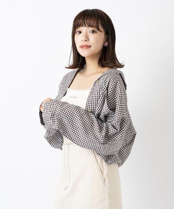 レーヨンギンガムシャツ