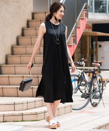 ノースリカットワンピース
