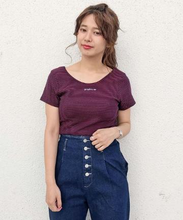 テレコボーダーロゴTee