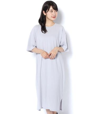 肩スリットTEEワンピ