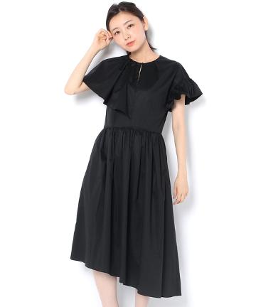 アシメフリルワンピース