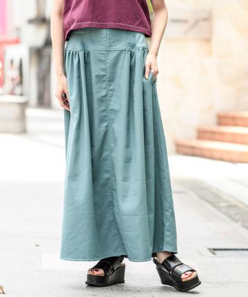 コルセットマキシスカート