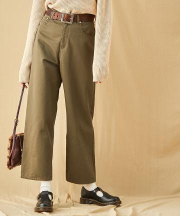 5PKワイドテーパードパンツ