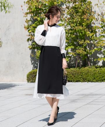 【PEELSLOWLY】レイヤーコンビドレス