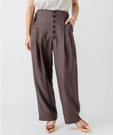 【Omekashi】ポケットプリーツパンツ