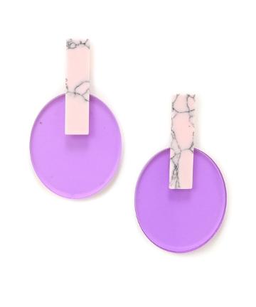 アクリルミックスピアス