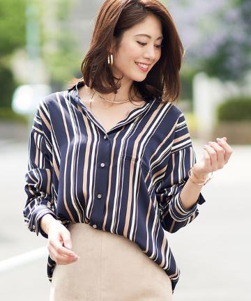 ストライプシャツ