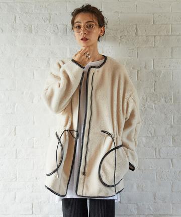 パイピングボアコート【オンラインストア限定商品】