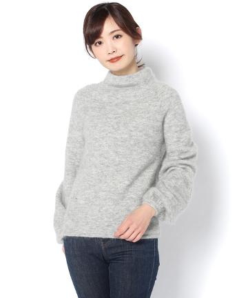 【DEMYLEE】モヘヤボトルネックニット