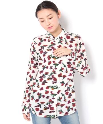 EQUIPMENT　ぼかし柄シャツ