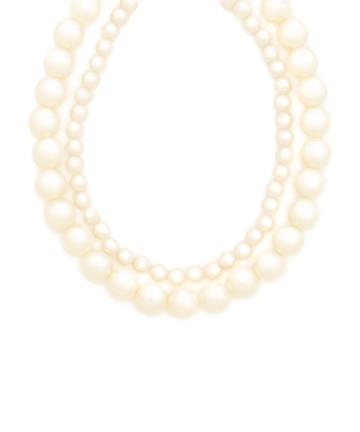 【Omekashi】パール2連ネックレス